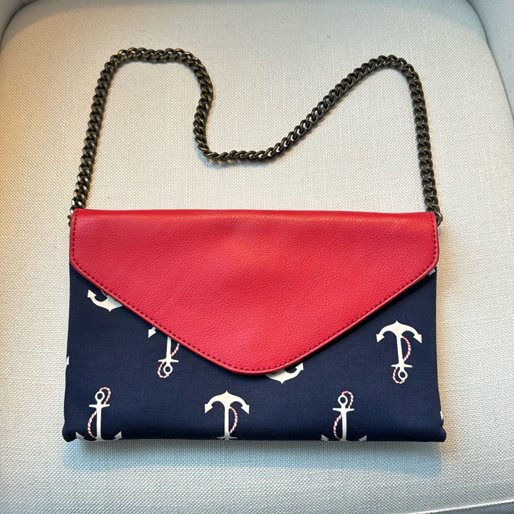 JCREW Nautical Shoulder/Clutch Bag